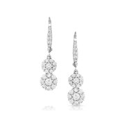 Montana Silversmiths Double Pirouette Crystal - Accessories Jewelry Earrings - Er5355