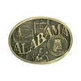 thumbnail image 1 of Montana Silversmiths Men's Alabama State Heritage Attitude Belt Buckle - 60811ALC One Size, 1 of 1