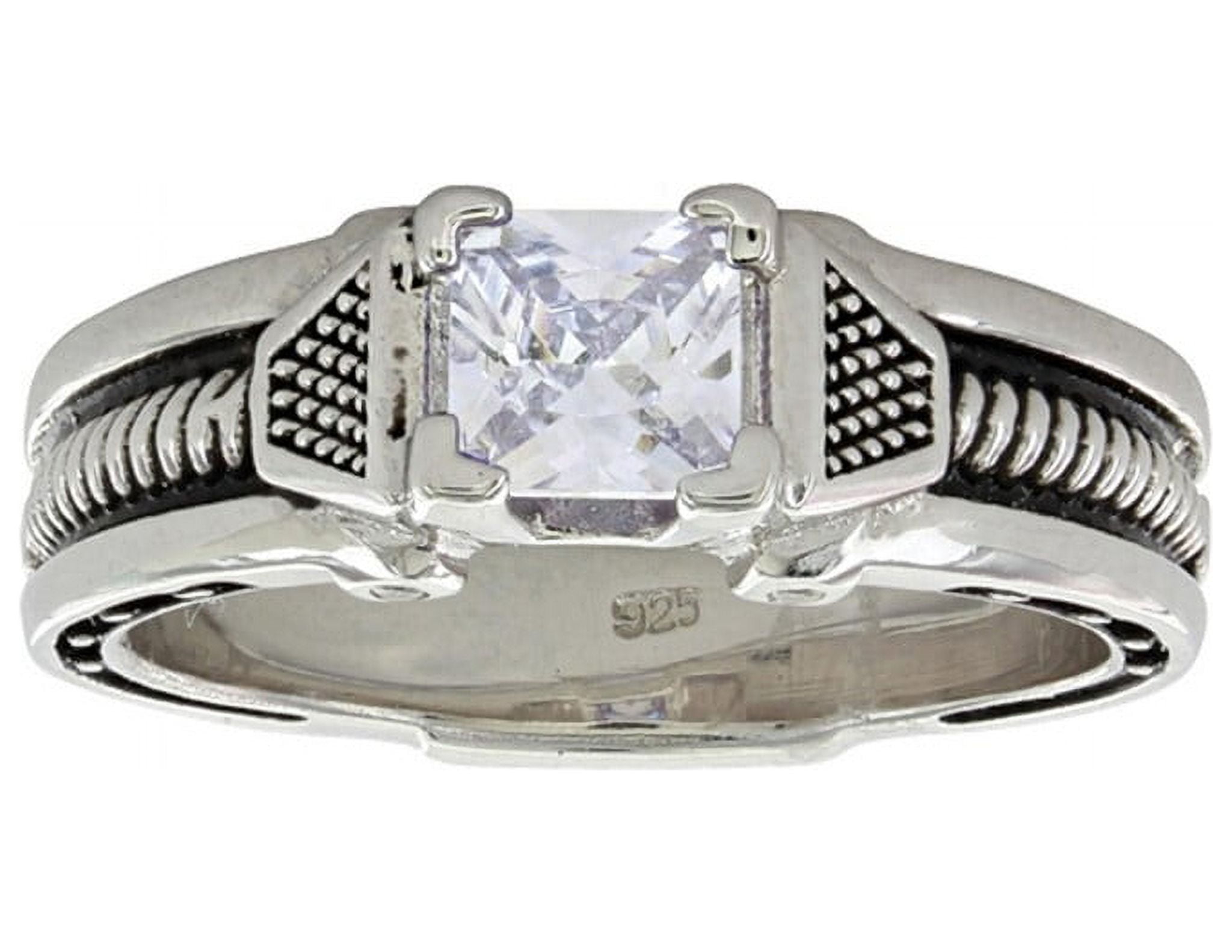 Montana Silversmiths Women's Silver Single Stone Horseshoe Nail