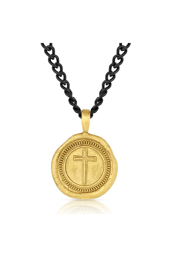 Seal of Faith Cross Necklace