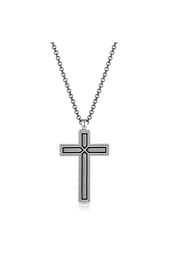 Men's Stability in Faith Cross Necklace