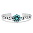 thumbnail image 1 of Montana Silversmiths® Sunflower Turquoise Cuff Bracelet BC5380, 1 of 3