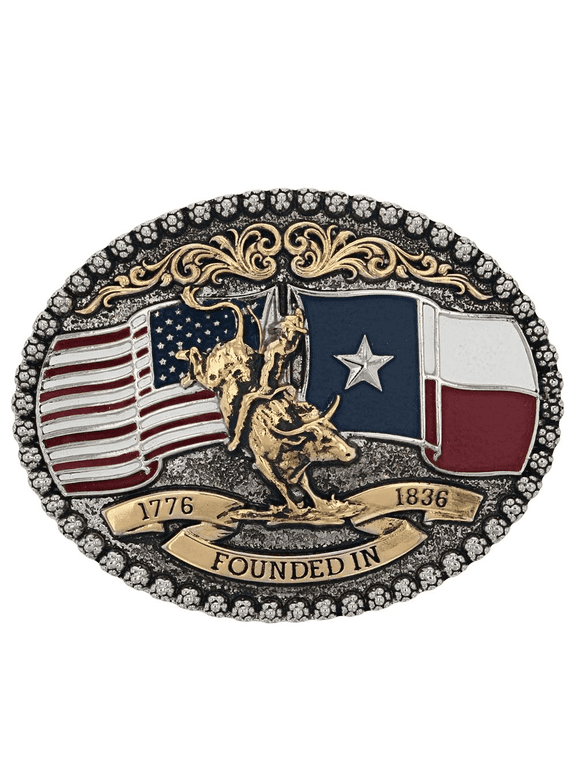 Unisex Texas 1836 Attitude Belt Buckle - A920 One Size
