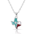 thumbnail image 1 of Montana Silversmiths Western Lifestyle Women's Necklace Texas Forever, 1 of 2