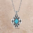 thumbnail image 1 of Montana Silversmiths Women's Turquoise Star Pendant Necklace - NC5036 One Size, 1 of 2