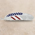 thumbnail image 1 of Montana Silversmiths Unisex Stars And Stripes Usa Flag Hat Feather Silver One Size, 1 of 3