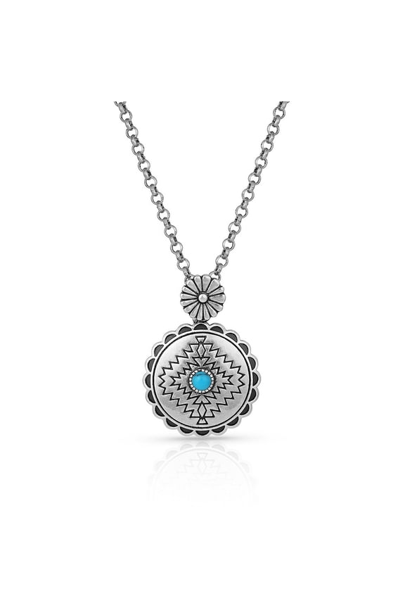Women's Center of The Storm Turquoise Necklace