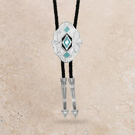 Montana Silversmiths Aztec Silver Southwst Bolo Tie - Accessories Other  - Bt190Tq