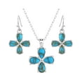 thumbnail image 1 of Montana Silversmiths Women's Wildflower Turquoise Jewelry Set 2 Piece - JS5621 One Size, 1 of 2