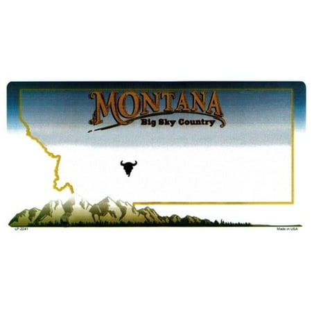 Montana State Background Blanks Flat- Automotive License Plates Blanks for Customizing