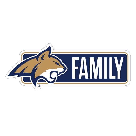 Montana State Bobcats Proud Family Die Cut Decal Officially Licensed Collegiate Product (3-Inches Wide)