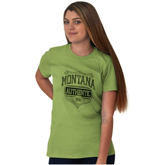 Montana State Est 1889 Pride Souvenir Men's Graphic T Shirt Tees Brisco Brands S