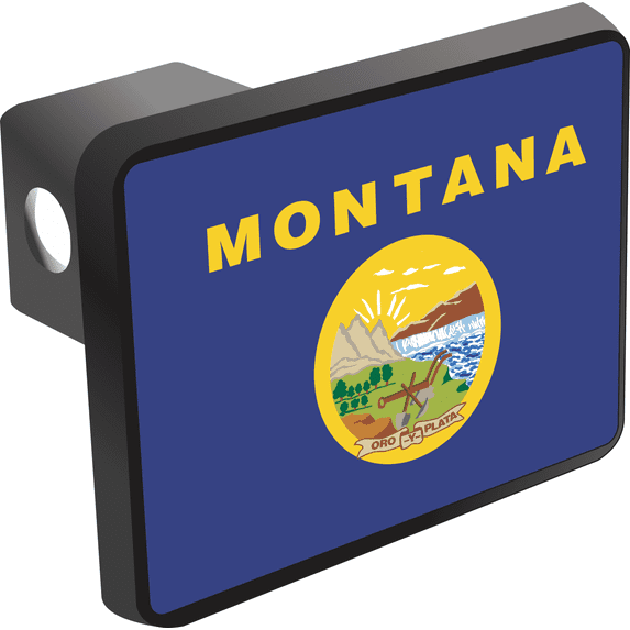 Montana State Flag Hitch Cover