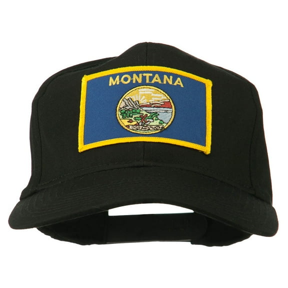 Montana State High Profile Patch Cap - Black OSFM