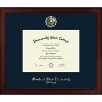 Montana State University Billings Diploma Frame, Document Size 8" x 6"