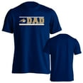 thumbnail image 1 of Montana State University Bobcats Dad Proud Parent Short Sleeve T-Shirt, 1 of 4