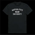 thumbnail image 1 of Montana State University Bobcats Distressed Arch College T-Shirt, Black - Large, 1 of 1