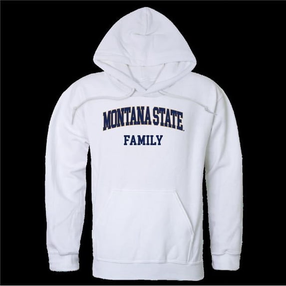 Montana State University Bobcats Family Hoodie, White - Medium