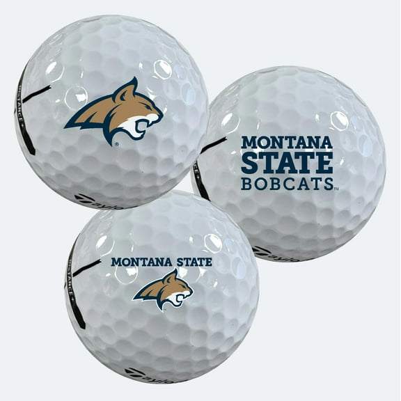 Montana State University Bobcats Logo Edition Taylormade Distance+ Golf Balls 12-Pack (Dozen)