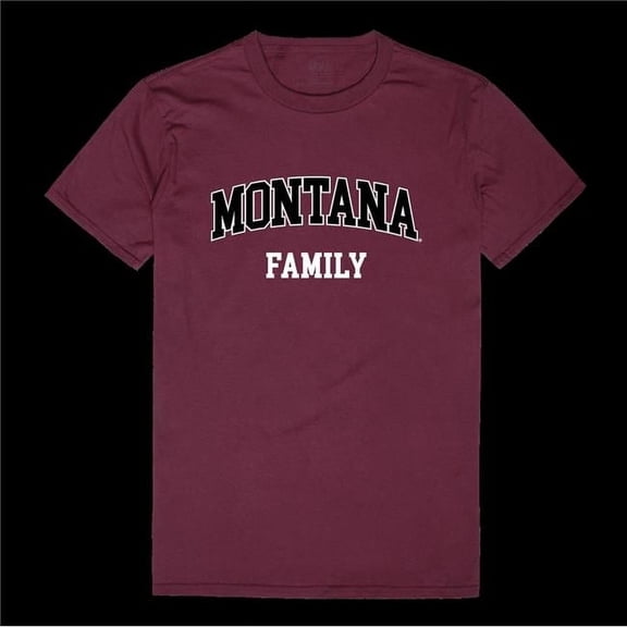 Montana State University Grizzlies Family T-Shirt, Maroon - 2XL