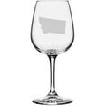thumbnail image 1 of Montana States Etched 12.75oz All Purpose Libbey Wine Glass, 1 of 1