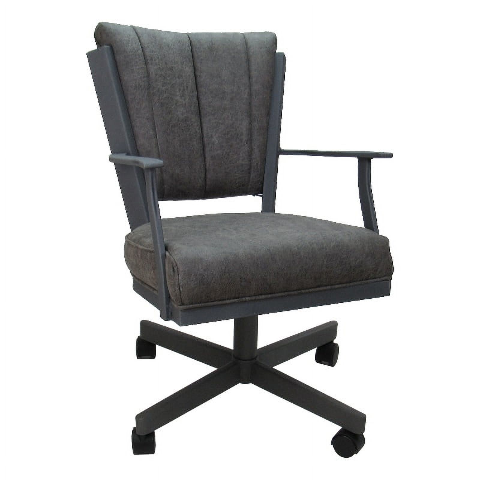 Montana Swivel Metal Dining Caster Chair on Reading Base