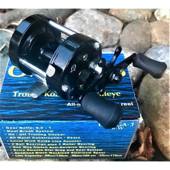 Montana Tackle Level Wind Trolling Reel: Omega-3 TKW