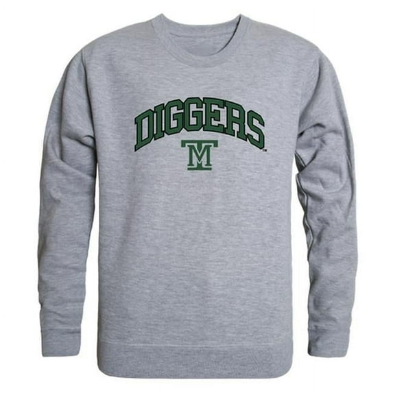 Montana Technological University Orediggers Campus Crewneck Sweatshirt, Heather Grey - Medium
