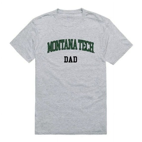 Montana Technological University Orediggers College Dad T-Shirt, Heather Grey - Extra Large