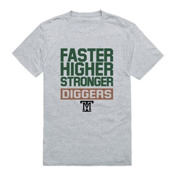 Montana Technological University Orediggers Workout T-Shirt, Heather Grey - Large