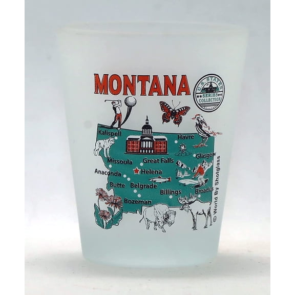 Montana US States Series Collection Shot Glass