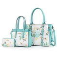 thumbnail image 1 of Montana West 3PCS Purses for Women Tote Bag and Wallet Set Shoulder Satchel Handbags, Green, 1 of 6