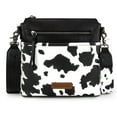 thumbnail image 1 of Montana West Crossbody Bag for Women Multi Pocket Cross Body Bag Purses with Guitar Strap, Cow-Black, 1 of 6