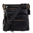 thumbnail image 1 of Montana West Crossbody Bag for Women Multi Pocket Shoulder Bags Medium Travel Purses Ultra Soft Washed Leather, Black, 1 of 8