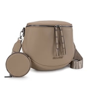 Crossbody Bags Bum Bag for Women Large Sling Bag with Adjustable Strap and Coin Purse, Khaki