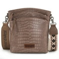 thumbnail image 1 of Montana West Crossbody Purses and Handbags for Women Medium Size Double Compartments with Adjustable Guitar Strap 10.63'' H, 1 of 7