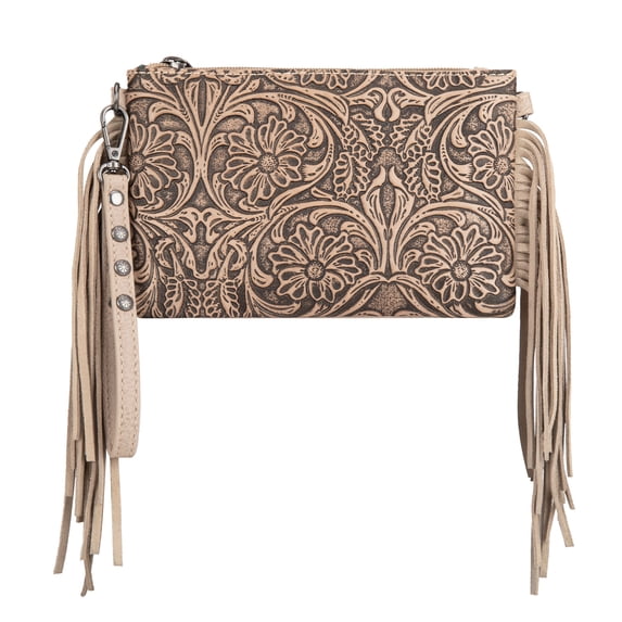 Montana West Western Purse for Women Stylish Crossbody Bag Versatile Wristlet Clutch Purse, Khaki