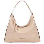 Montana West Hobo Bags for Women Ultra Soft Vegan Leather Ladies Crossbody Purse With Zipper, Tan