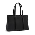 thumbnail image 1 of Wrangler Laptop Tote Bag for Women 15.6 Inch Computer Bag for Work Large Double Compartment Purse and Handbag,Black, 1 of 6