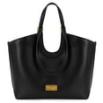 thumbnail image 1 of Wrangler Tote Bag for Women Vegan Leather Large Shoulder Purse, Black, 1 of 9