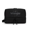 thumbnail image 1 of Wrangler Unisex Travel Toiletry Bag Waterproof Hanging Dopp Kit Dual‑Layer Wet‑Dry Separation Cosmetic Organizer, Black, 1 of 7