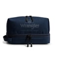 thumbnail image 1 of Wrangler Unisex Travel Toiletry Bag Waterproof Hanging Dopp Kit Dual‑Layer Wet‑Dry Separation Cosmetic Organizer, Navy, 1 of 8