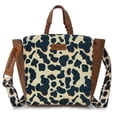 thumbnail image 1 of Wrangler Women's Animal Print Crossbody Bag Versatile Top-Handle Shoulder Bag for Everyday Travel & Casual Use, Brown, 1 of 7