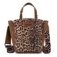 thumbnail image 1 of Wrangler Purse for Women Animal Print Crossbody Bags Top-Handle Shoulder Bag Leopard Print Handbag for Everyday Casual Use, Brown, 1 of 7