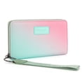 thumbnail image 1 of Wrangler Wallet Purse for Women Gradient Wristlet Wallet with Credit Card Holder, Green, 1 of 7