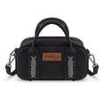 thumbnail image 1 of Wrangler Barrel Bag Retro Top Handle Bags with Crossbody Strap Boston Satchel Purse and Handbag Women, Black, 1 of 7