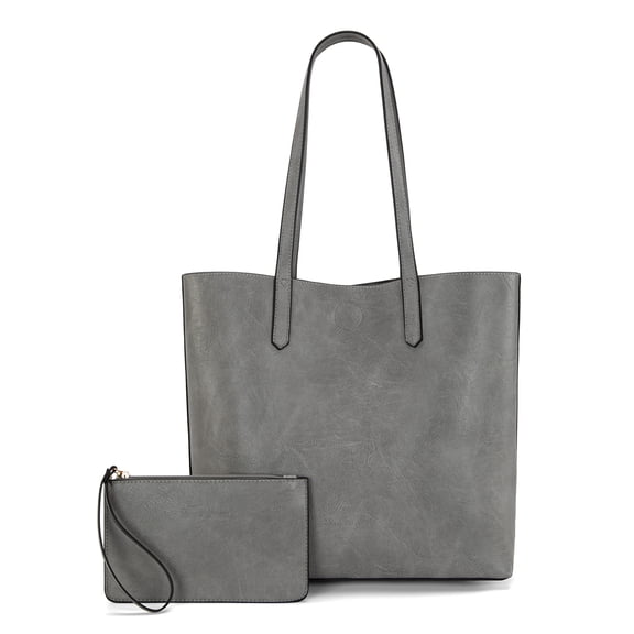 Montana West Tote Bag for Women Top Handle Purses and Handbags Soft Hobo, Light Grey