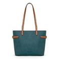 thumbnail image 1 of Montana West Tote Bag Slouchy Hobo Bag Minimalist Shoulder purses and Handbags for Work, Teal Blue, 1 of 7