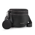 thumbnail image 1 of Montana West Large Crossbody Bags for Women Bum Bag Sling Purse with Adjustable Strap, Black, 1 of 6
