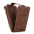 thumbnail image 1 of Wrangler Womens Bifold Wallet Vintage Multi Credit Card Holder for Women Slim Minimalist with Zipper Pocket Coin Purse, 1 of 7